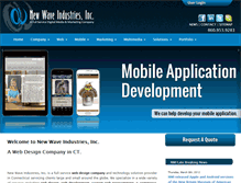 Tablet Screenshot of newwaveindustries.com